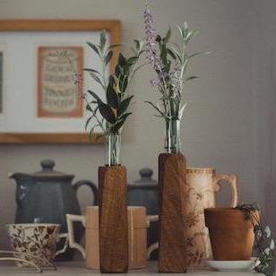 Vases Wooden Vases homeware shops bristol gift shops bristol Priormade