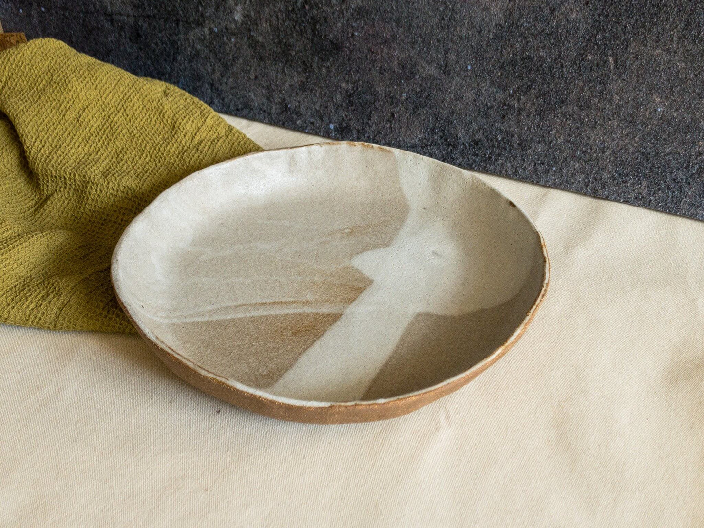 Ceramics Shallow Toasted Bowl - Large * As seen in BBC Good Food Magazine homeware shops bristol gift shops bristol Puro