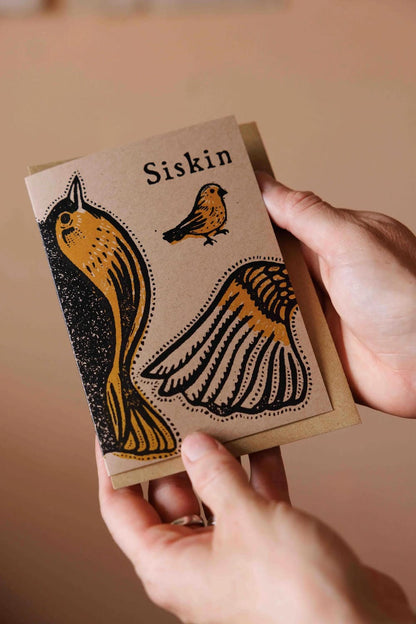 Bird Greetings Cards Siskin Bird Greetings Cards (Various Designs) homeware shops bristol gift shops bristol Rosanna Morris