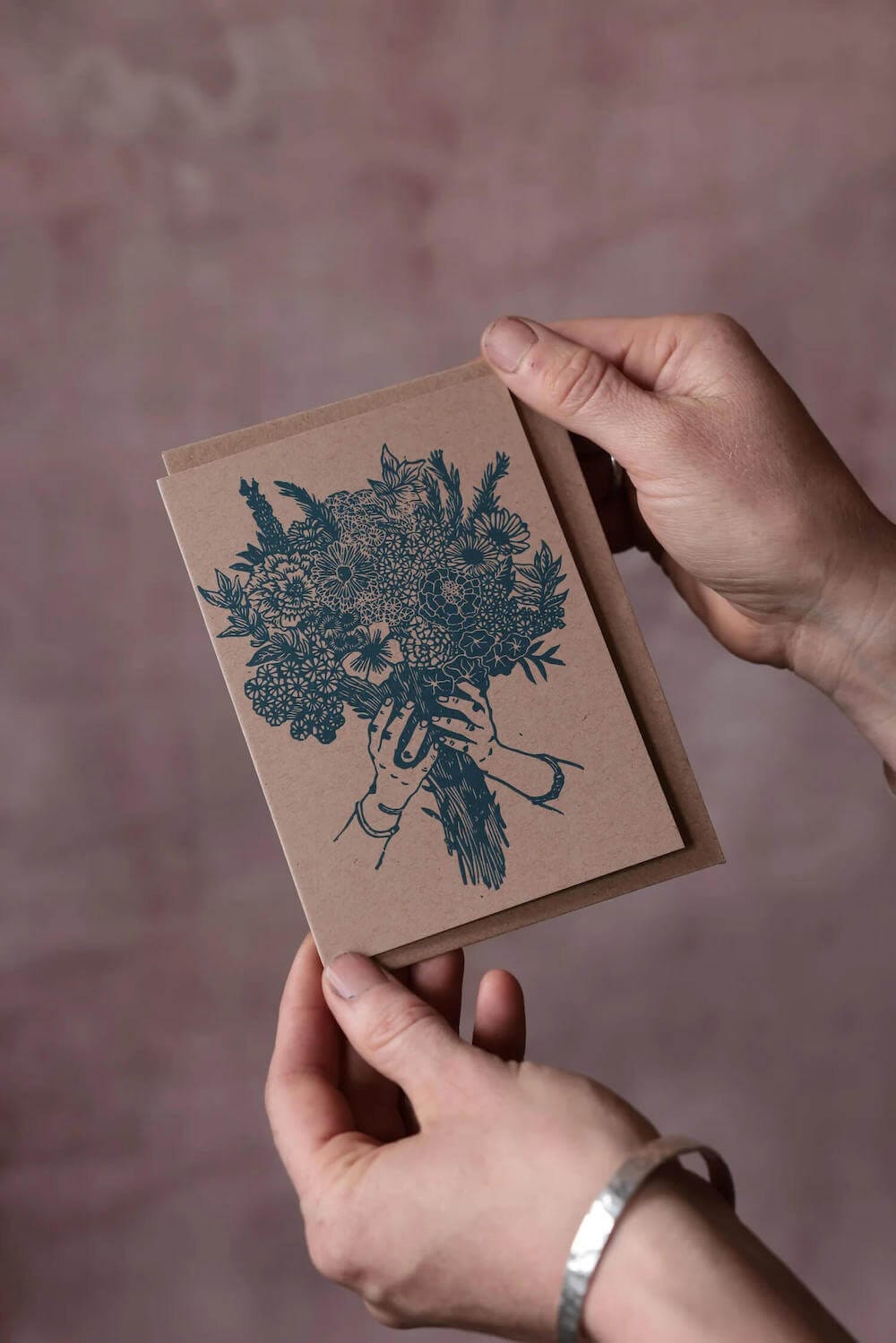 Flower Greetings Card Bunch of Blooms Flower Greetings Card (Various Designs) homeware shops bristol gift shops bristol Rosanna Morris