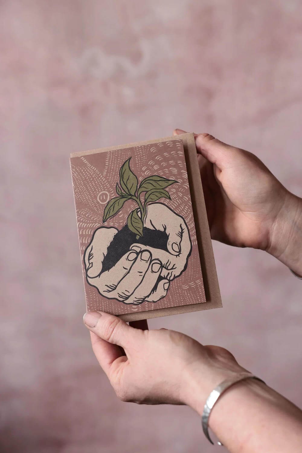 Flower Greetings Card Seedlings Gardening Greetings Cards (Various Designs) homeware shops bristol gift shops bristol Rosanna Morris