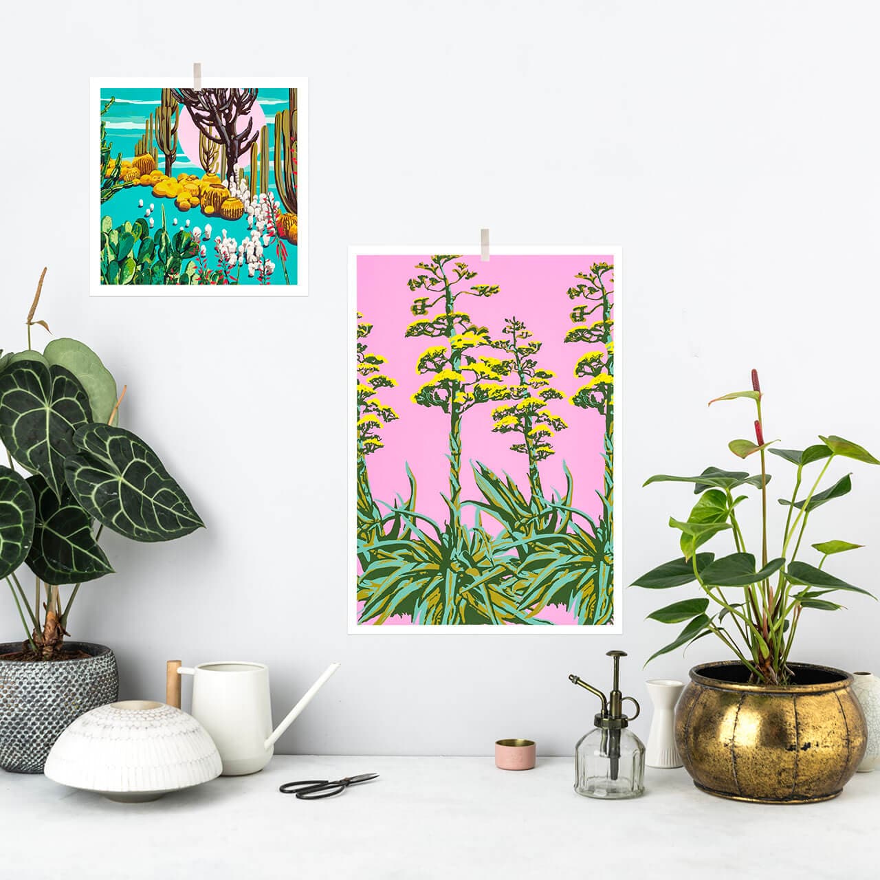 Print Desert Agave Print (three sizes) homeware shops bristol gift shops bristol Rosie Reiter