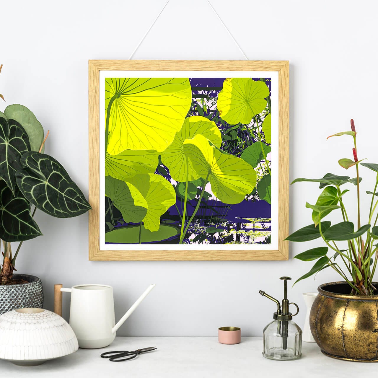 Print Sunlight Through Lotus Print homeware shops bristol gift shops bristol Rosie Reiter