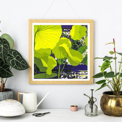 Print Sunlight Through Lotus Print homeware shops bristol gift shops bristol Rosie Reiter