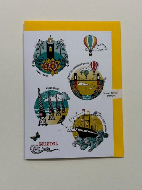 Greeting & Note Cards Bristol circles card Susan Taylor Greetings Cards - Various homeware shops bristol gift shops bristol Susan Taylor Design