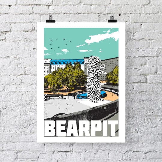 Print Bearpit - A4 Bristol Print - Various Designs and Sizes homeware shops bristol gift shops bristol Susan Taylor Design