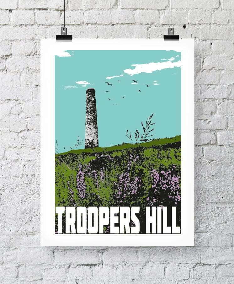 Print Troopers hill - A4 Bristol Print - Various Designs and Sizes homeware shops bristol gift shops bristol Susan Taylor Design