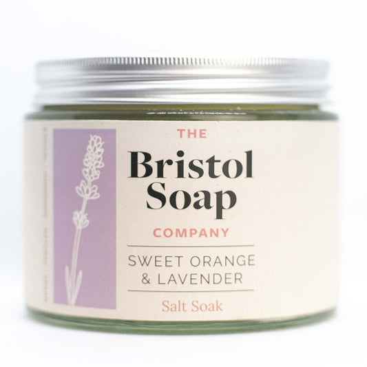 Bath Salts - Sweet Orange & Lavender 225g homeware shops bristol gift shops bristol The Bristol Soap Company