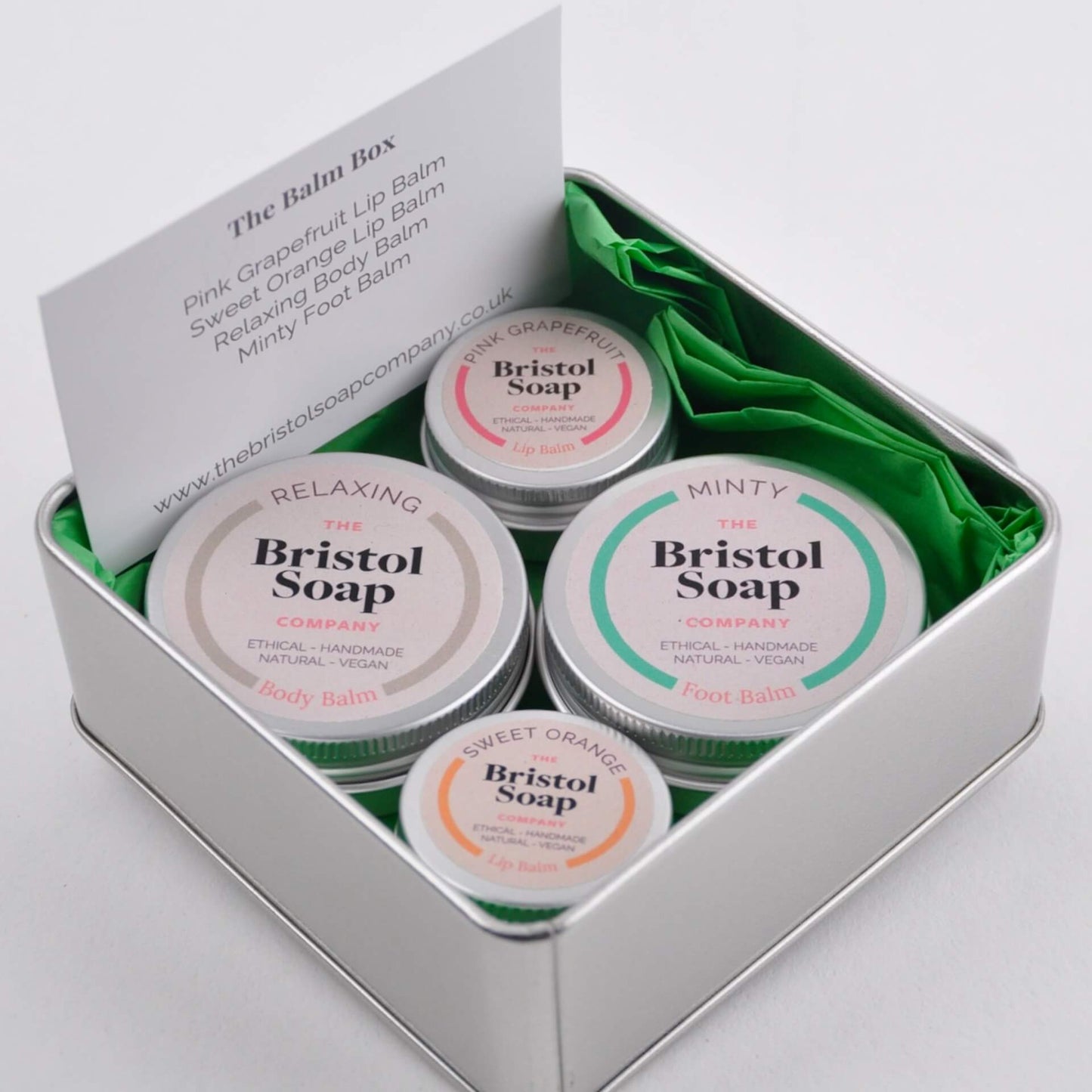 Gift Set The Balm Box - Gift Tin homeware shops bristol gift shops bristol The Bristol Soap Company