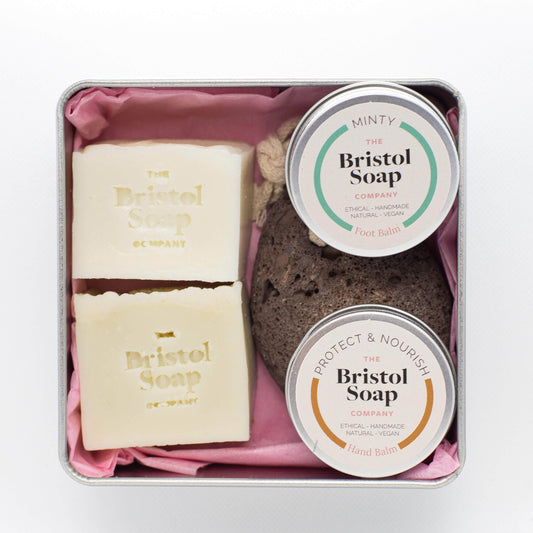 Gift Set The Gift Tin - The Hands and Feet Box homeware shops bristol gift shops bristol The Bristol Soap Company