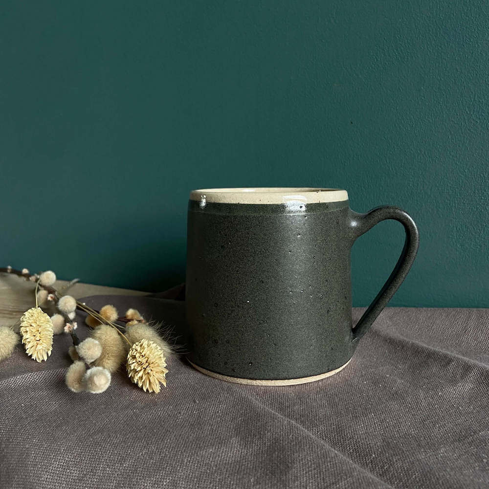 Ceramics Charcoal Ceramic Mug (5 colour options) homeware shops bristol gift shops bristol The Village Pottery