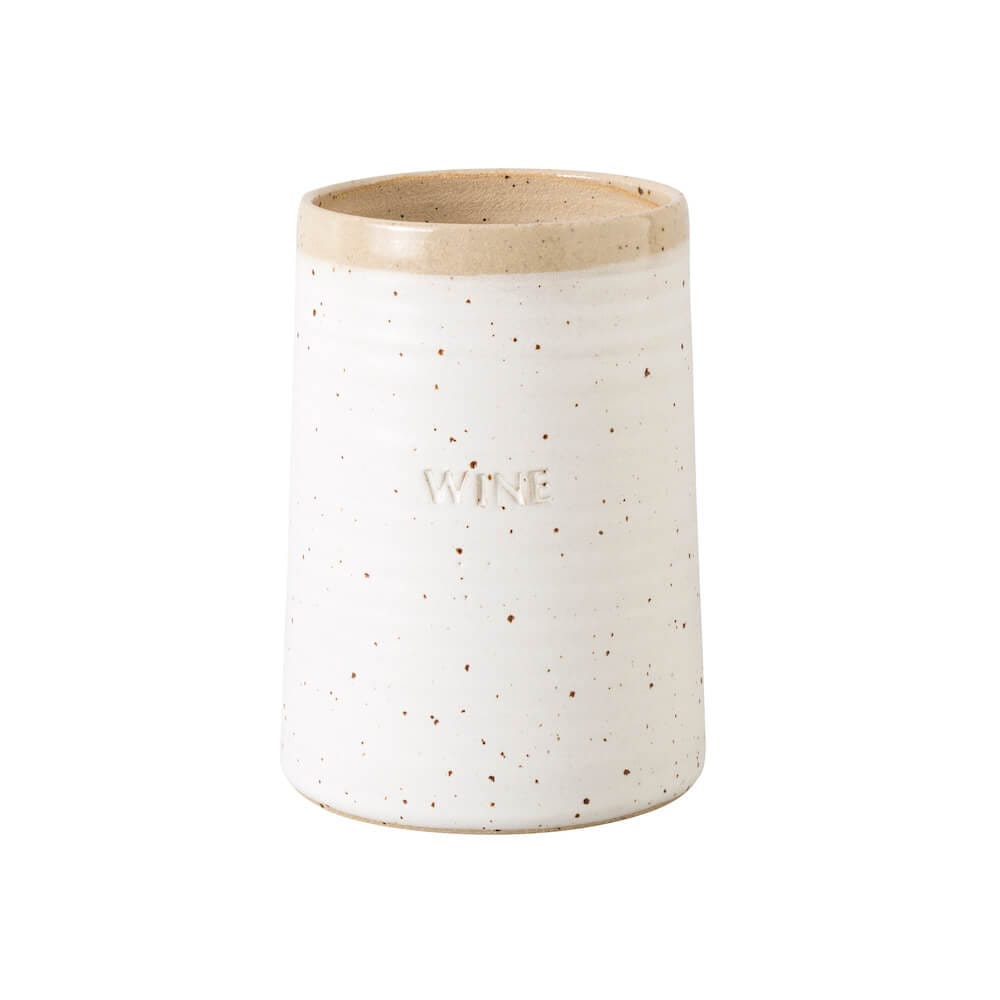 Handemade Wine cooler Snowdrop White Wine Cooler (Various Colours) homeware shops bristol gift shops bristol The Village Pottery