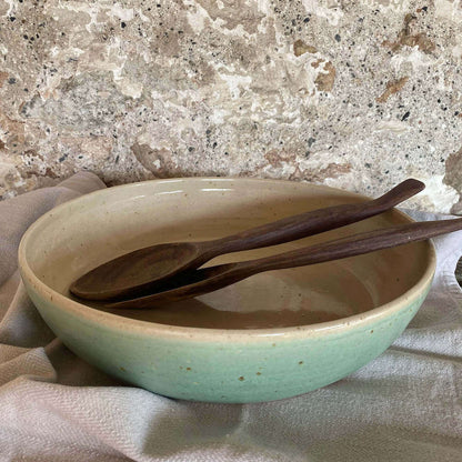 Handmade Bowls Eucalyptus Large Wide Bowl (5 colour options) homeware shops bristol gift shops bristol The Village Pottery