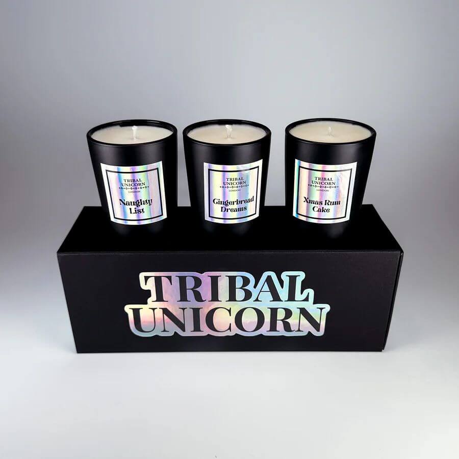 Candle Christmas Candle Gift Set homeware shops bristol gift shops bristol Tribal Unicorn