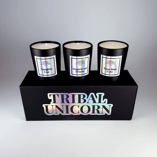 Candle Christmas Candle Gift Set homeware shops bristol gift shops bristol Tribal Unicorn