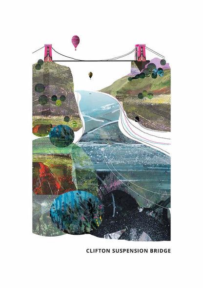 South West Prints Clifton Suspension Bridge South West A4 Prints (Various Designs) homeware shops bristol gift shops bristol Vicki Shortt