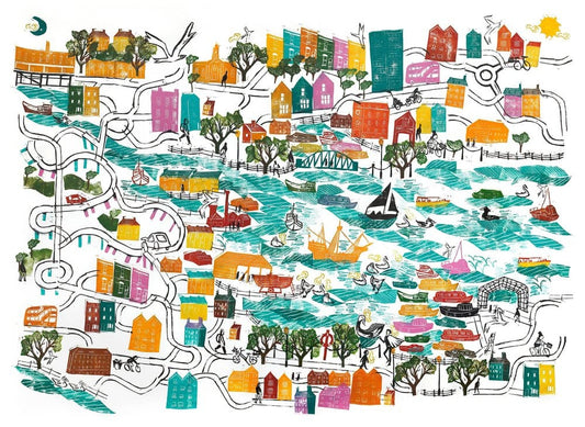 Print A Wild Swan Prince in Hotwells, Giclee Print homeware shops bristol gift shops bristol Victoria Wilmott