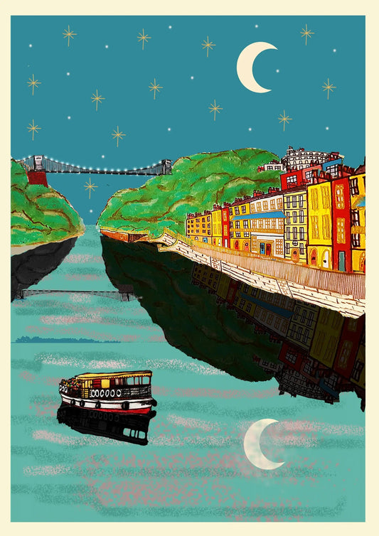 Greeting & Note Cards Bristol At Night Greetings Card homeware shops bristol gift shops bristol Wild Flower Cards
