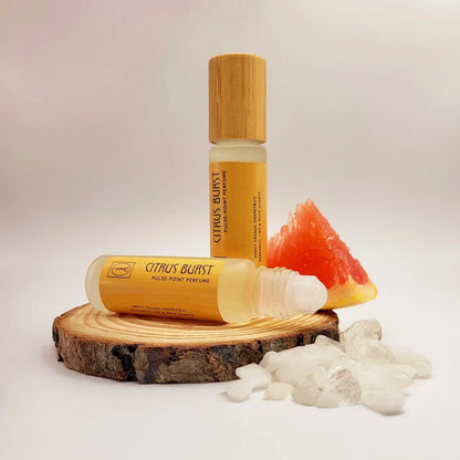 Roll-on Natural Perfume Citrus Burst Roll-on Perfume - Natural Pulse Point Rollers  ( 8 Fragrances) homeware shops bristol gift shops bristol Wildly Beautiful Things
