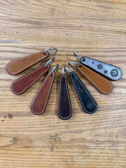 Leather Key Ring Fidget Keyring (Random Colours) homeware shops bristol gift shops bristol Wolfram Lohr
