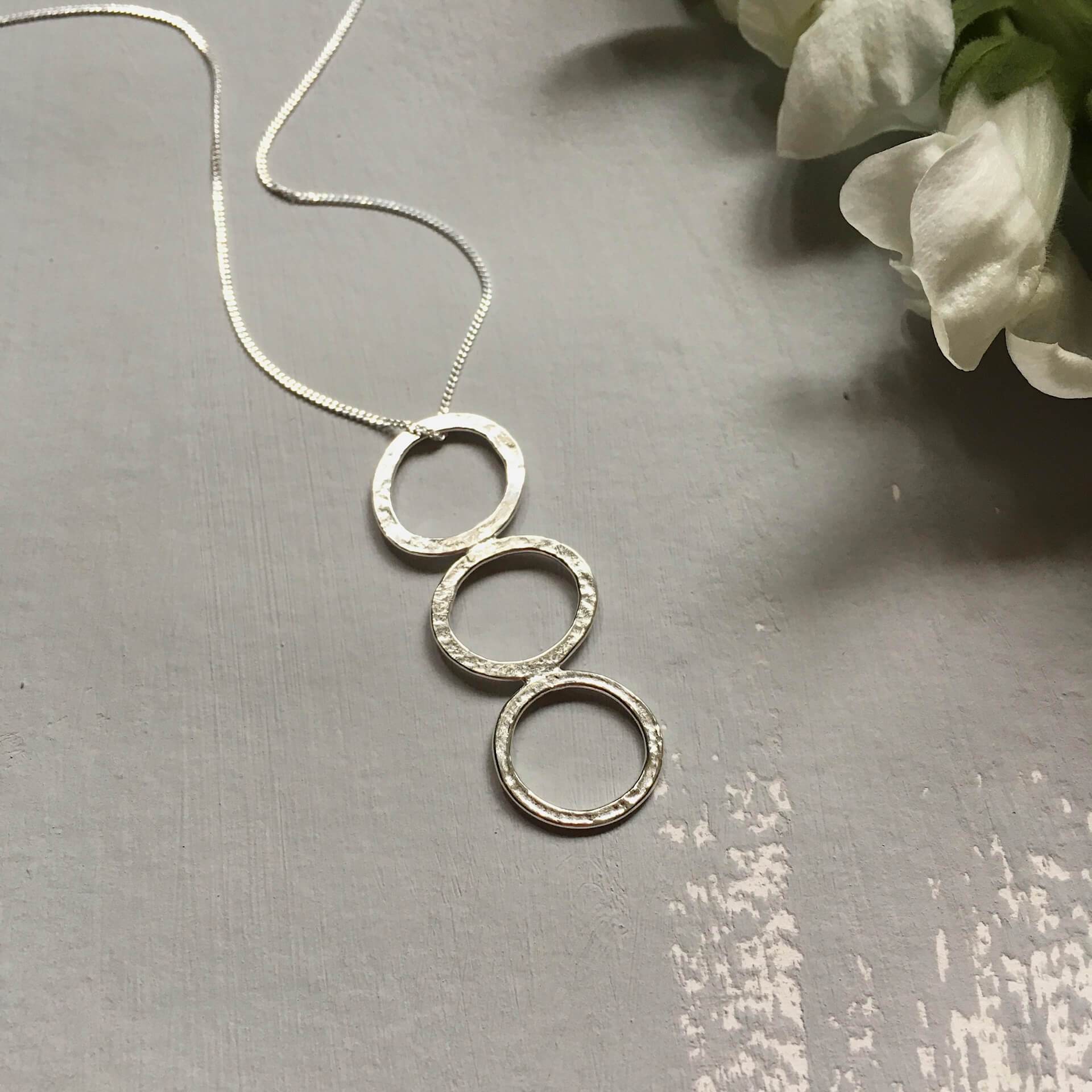 Necklace Sterling Silver Pebble Pendant homeware shops bristol gift shops bristol Ava & Bea