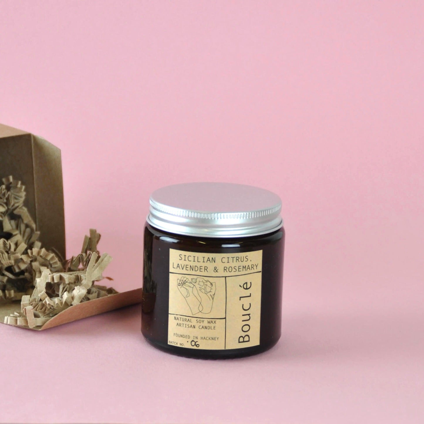 Candle 120ml Sicilian Citrus, Lavender & Rosemary Oil Candle homeware shops bristol gift shops bristol Bouclé