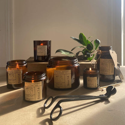 Candle Christmas Candle: Petitgrain, Siberian Pine & Frankincense homeware shops bristol gift shops bristol Bouclé