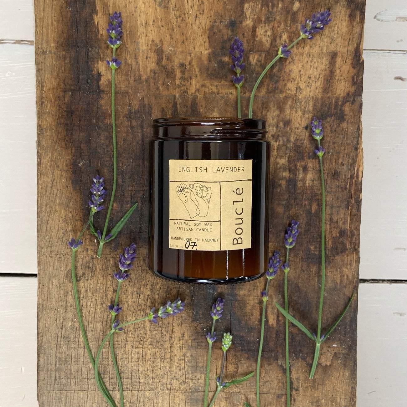 Candle English Lavender Candle homeware shops bristol gift shops bristol Bouclé