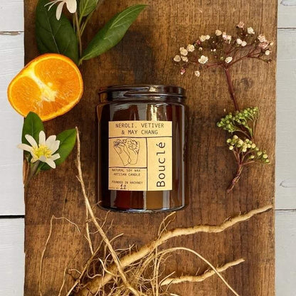 Candle Neroli, Vetiver & May Chang Candle homeware shops bristol gift shops bristol Bouclé
