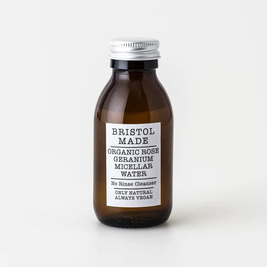 Skin & Body Organic Rose Geranium Micellar Water - Cleanser Toner (100ml) homeware shops bristol gift shops bristol Bristol Made