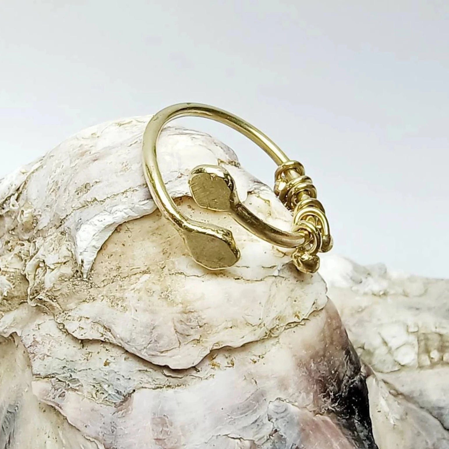 Ring BASE 'Brass' Anti anxiety Ring homeware shops bristol gift shops bristol By Maraca