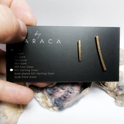 Earrings BLOCK Line Studs homeware shops bristol gift shops bristol By Maraca