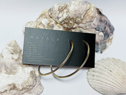 Earrings GEO Large Hoops homeware shops bristol gift shops bristol By Maraca