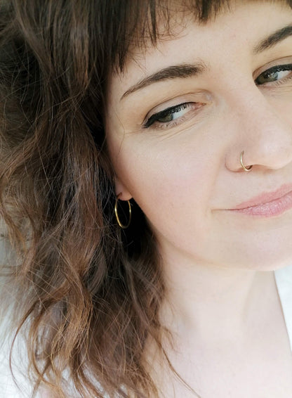 Earrings GEO Medium Hoops homeware shops bristol gift shops bristol By Maraca