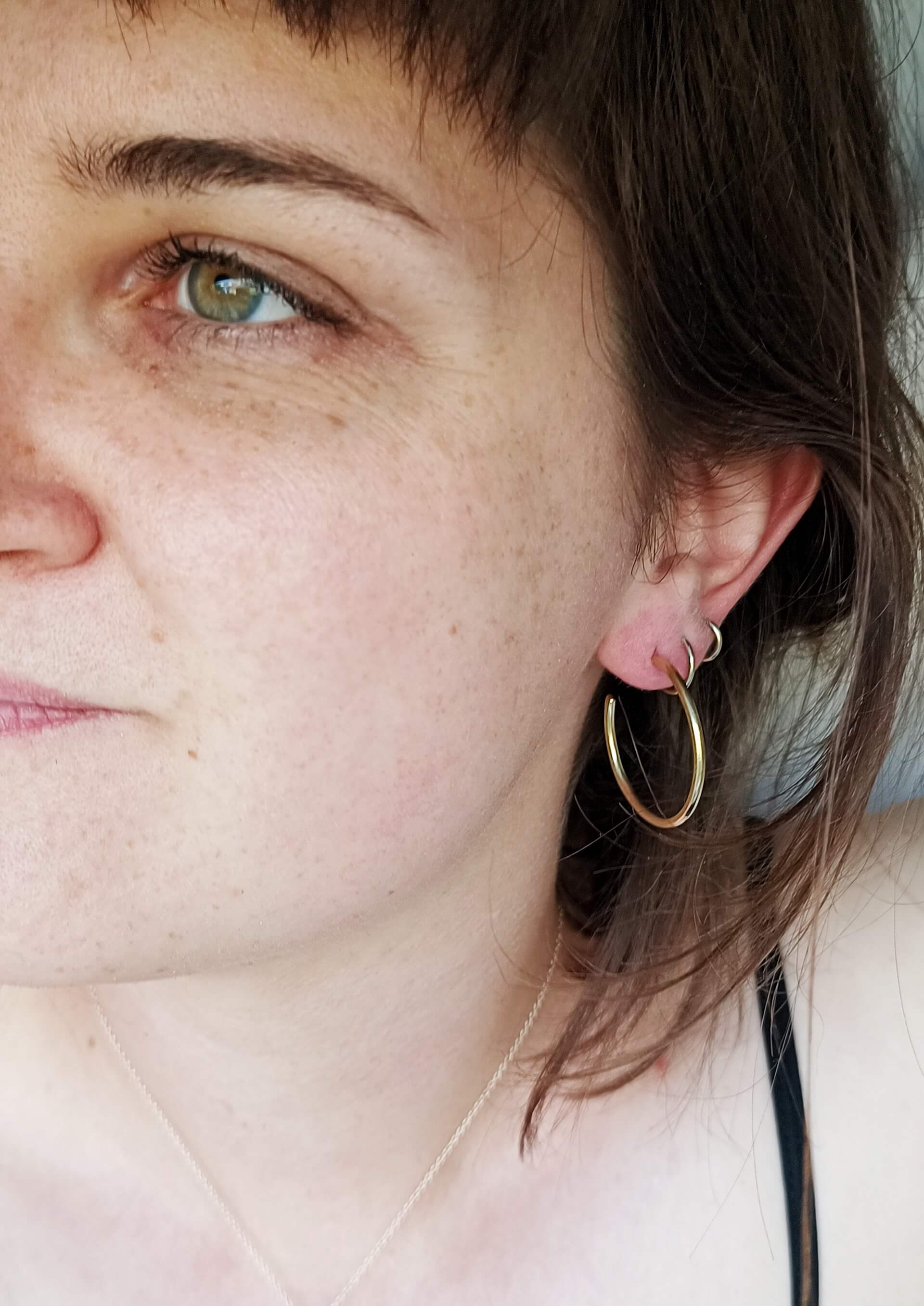 Earrings GEO Medium Hoops homeware shops bristol gift shops bristol By Maraca