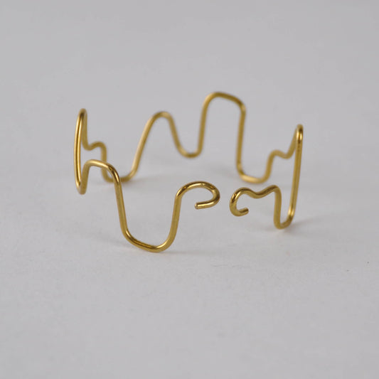 Bangle GEO Squiggly Bangle homeware shops bristol gift shops bristol By Maraca