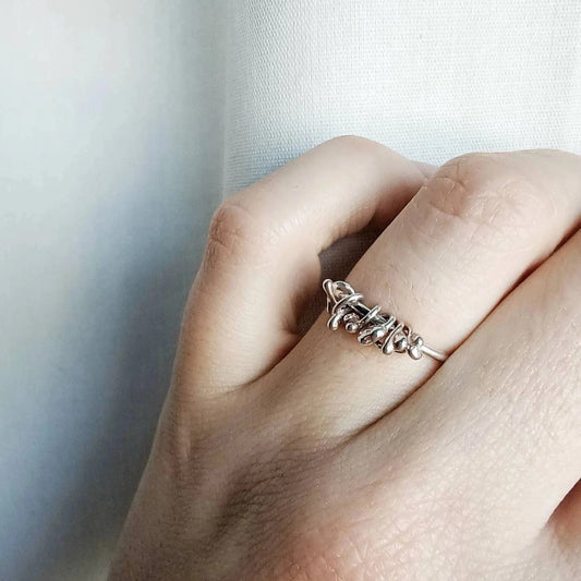 Ring BASE 'Silver' Anti Anxiety Ring homeware shops bristol gift shops bristol By Maraca