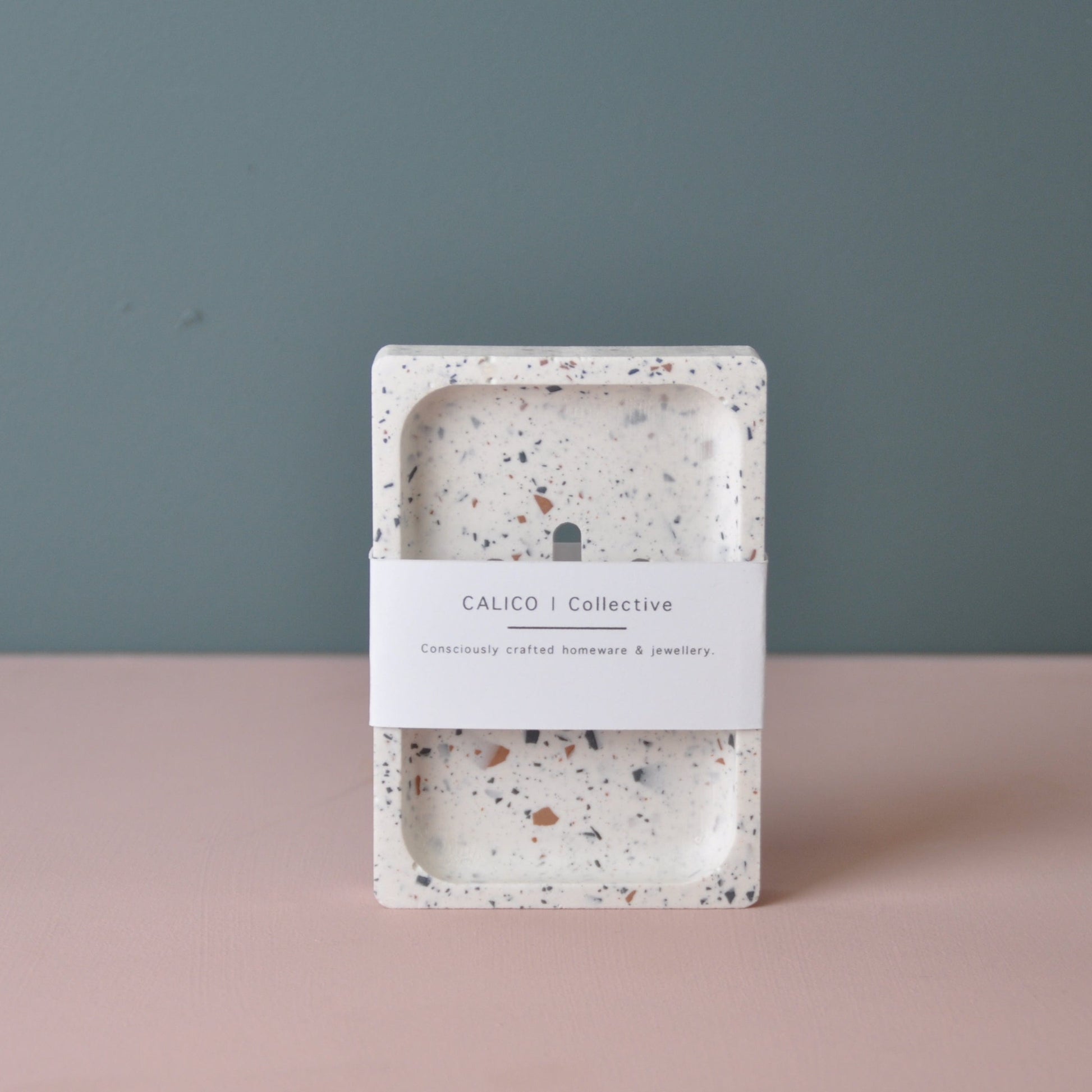 Soap Dish Jesmonite Soap Dish - Rectangle homeware shops bristol gift shops bristol Calico Collective