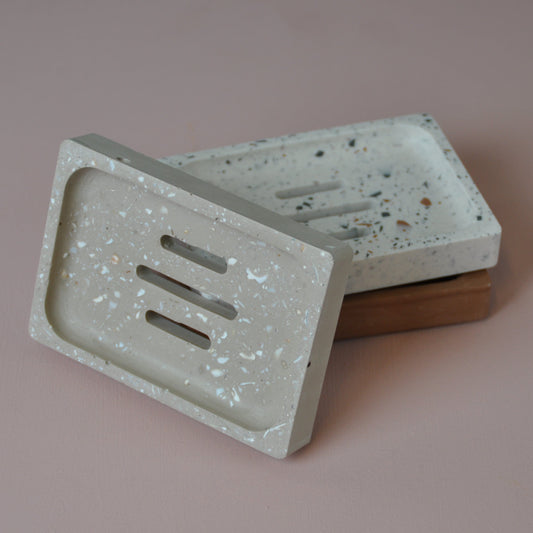 Soap Dish Jesmonite Soap Dish - Rectangle homeware shops bristol gift shops bristol Calico Collective