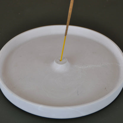 Incense Holder Sand Marble Jesmonite Incense Holder homeware shops bristol gift shops bristol Calico Collective