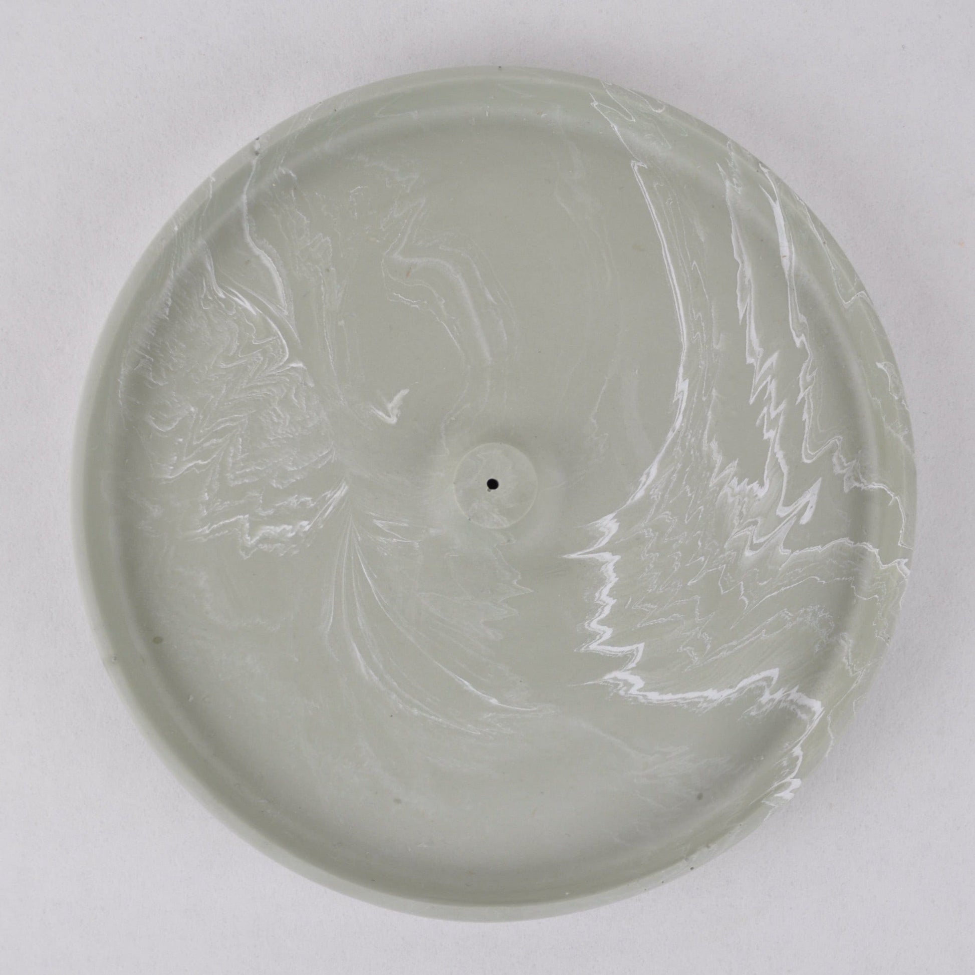 Incense Holder Sage Marble Jesmonite Incense Holder homeware shops bristol gift shops bristol Calico Collective