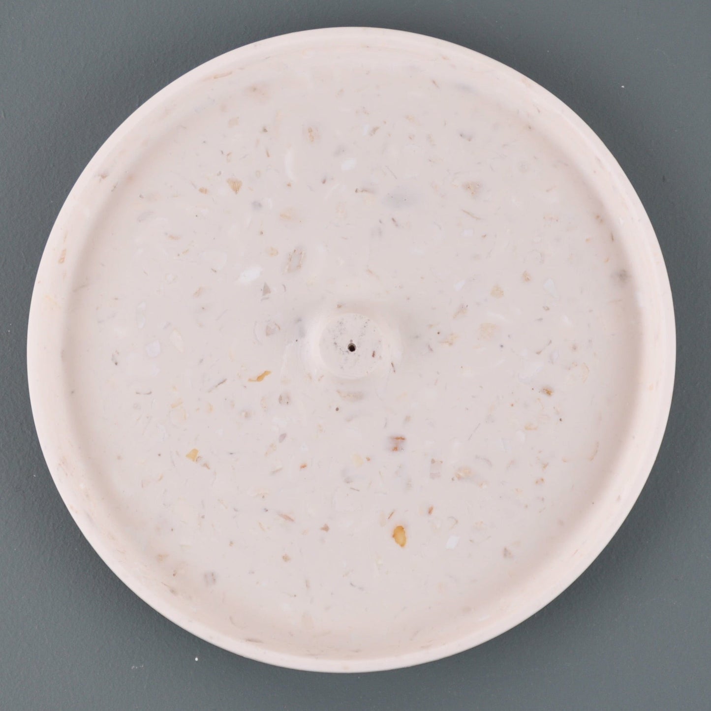 Incense Holder White Seashell Terrazzo Jesmonite Incense Holder homeware shops bristol gift shops bristol Calico Collective