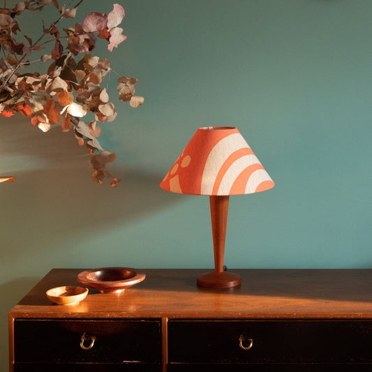 Lampshade Lamp Fitting Marshmallow Linen 12" Lampshade homeware shops bristol gift shops bristol Claire Cartwright Studio
