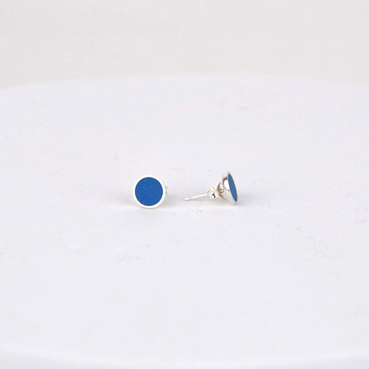 Earrings Blue Colour Dot Stud Earrings - Various Colours homeware shops bristol gift shops bristol Clare Lloyd