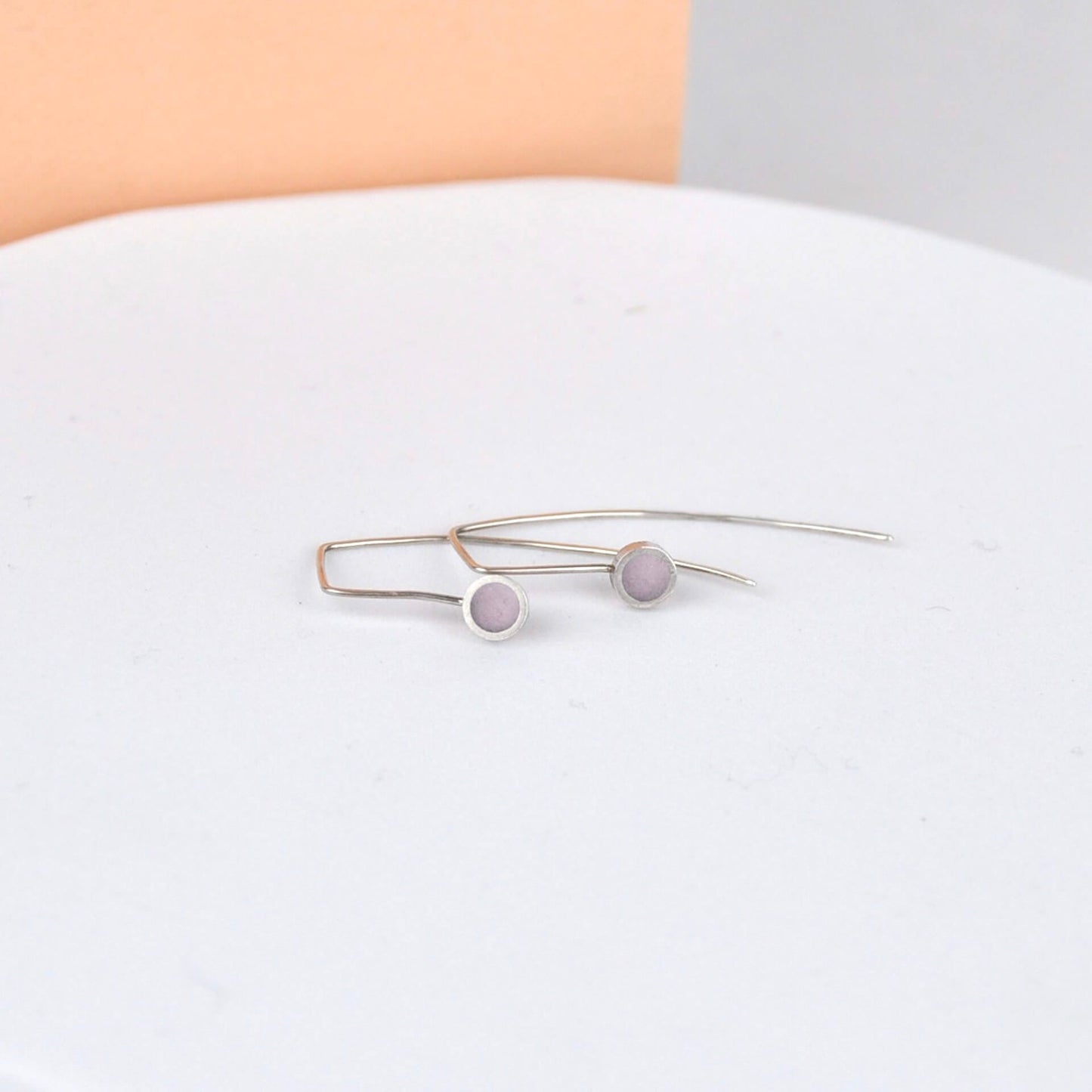 Earrings Contemporary Round Wire Earrings (various colours) homeware shops bristol gift shops bristol Clare Lloyd