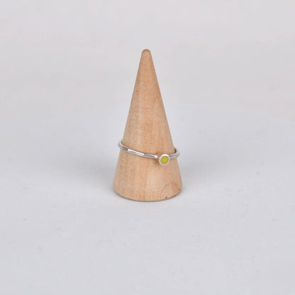 Ring Circle Stacking Ring - Yellow homeware shops bristol gift shops bristol Clare Lloyd