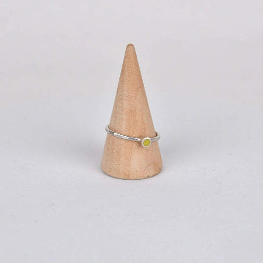 Ring Circle Stacking Ring - Yellow homeware shops bristol gift shops bristol Clare Lloyd