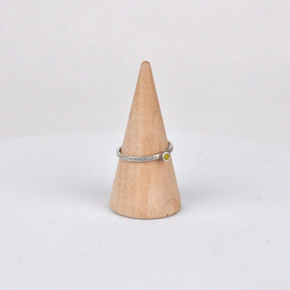 Ring Tiny Circle Stacking Ring - Yellow homeware shops bristol gift shops bristol Clare Lloyd