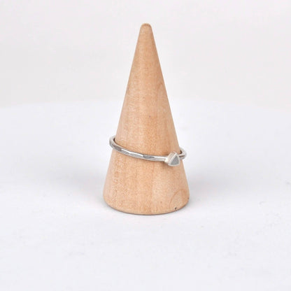 Ring Triangle Stacking Ring - Grey homeware shops bristol gift shops bristol Clare Lloyd