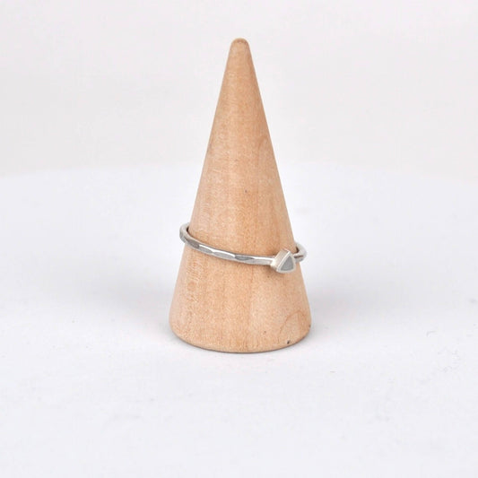 Ring Triangle Stacking Ring - Grey homeware shops bristol gift shops bristol Clare Lloyd